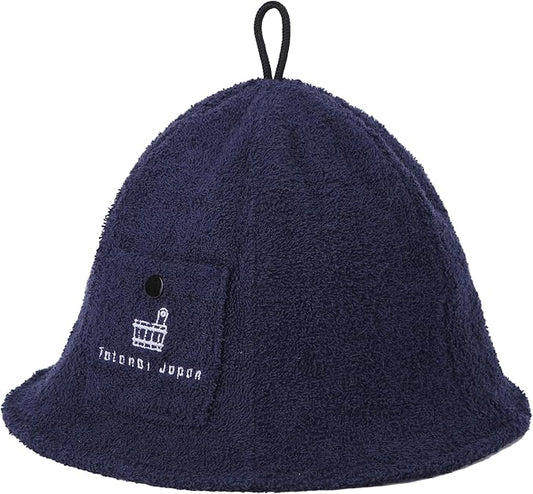 Cotton Towel Sauna Hat – Washable & Soft – Unisex Design for Men and Women