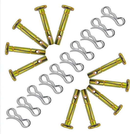 20 pcs Snowblowers Shear Pins Kit - Shear Pin 738-04124 738-04124A and Cotter Pin 714-04040 for MTD Troy-Bilt Snow Blowers