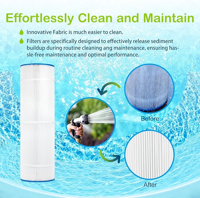 Savener® C-8416 Pool Filter Cartridge, Replaces FC-2576, PWWPC150B, PXC-150/25230-0150S, ProClean 150/817-0150P, 08059/81504, 25230-0150S, PXC-150, 817-0150P, FC-2576, 150 Sq. Ft, 1 Pack