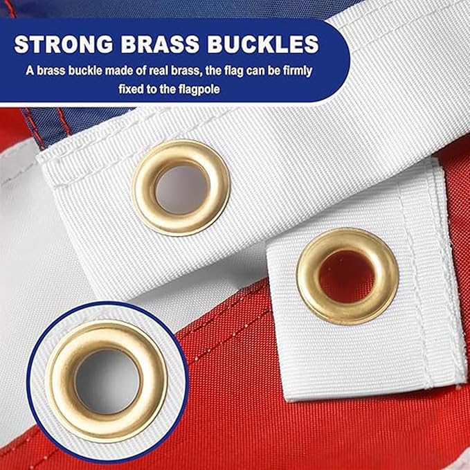 Outdoor 4x6 American Flag,Heavy Duty 600D Polyester,American Flag Porch,Longest Lasting,Embroidered Stars, Brass Grommets,Sewn Stripes,Allegiance Flags For Outside 4x6,Unmatched Durability in Any Weather.