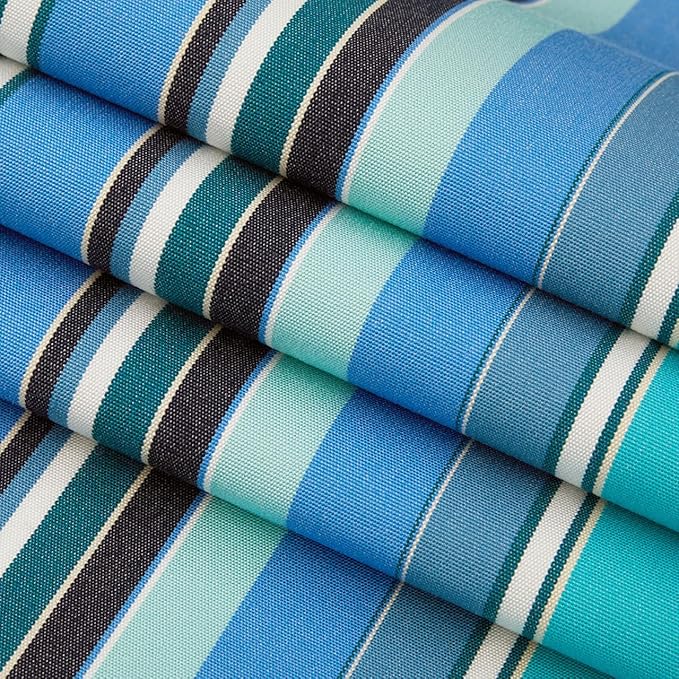 RSH Décor - Sunbrella Jumbo Lumbar Throw Pillows – Set of 4 | 26" x 16" | Indoor Outdoor – Patio, Lounge, Adirondack, Deck | Water & Fade-Resistant | Includes Down-Alternative Inserts | Dolce Oasis