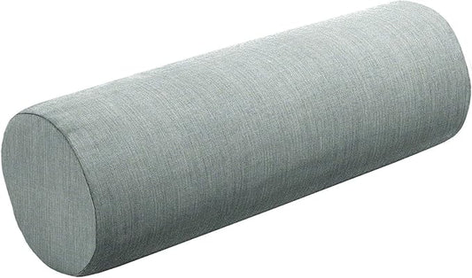 Cushion Source 20" x 6" Sunbrella Bolster Pillow, Indoor/Outdoor Decorative Support Pillow, Fade and Water Resistant, Sunbrella Elements Cast Mist