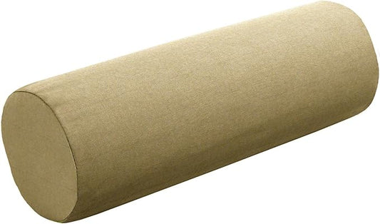 Cushion Source 20" x 6" Sunbrella Bolster Pillow, Indoor/Outdoor Decorative Support Pillow, Fade and Water Resistant, Sunbrella Canvas Heather Beige