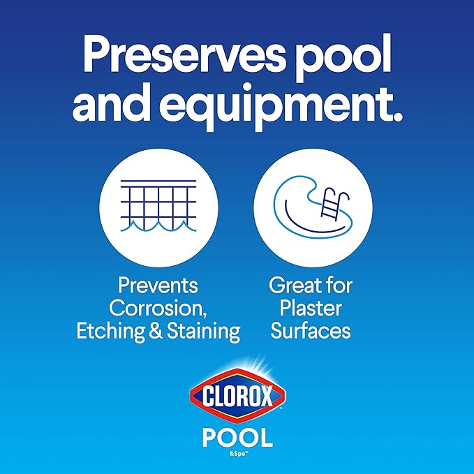 Clorox® Pool&Spa™ Swimming Pool Calcium Hardness Increaser, Prevents Corrosion, Etching and Staining, 4LB (Pack of 2)
