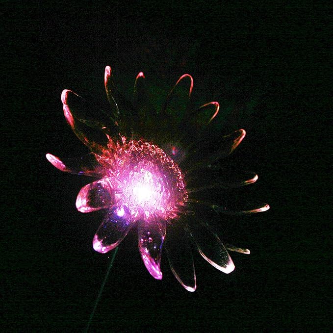 CANDLE CHOICE Solar Powered Landscape LED Lights Outdoor Waterproof Color Changing Garden Figurine Stake Lights for Outside Yard Lawn Flower Beds Plant Path Christmas Decorations 2 Pack Sunflower