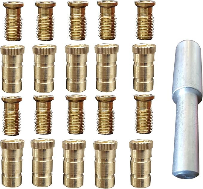 Pool Cover Anchors for inground Pools - 10 Pack with Tamping Tool - 5/8" Anchor. Fits 3/4" Hole- 5001ABR