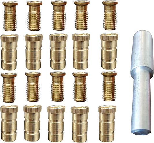 Pool Cover Anchors for inground Pools - 10 Pack with Tamping Tool - 5/8" Anchor. Fits 3/4" Hole- 5001ABR