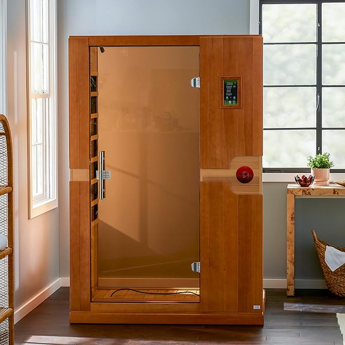 Dynamic Saunas Venice 2-Person Low EMF (Under 8 MG) FAR Infrared Sauna, Curb Side Delivery New