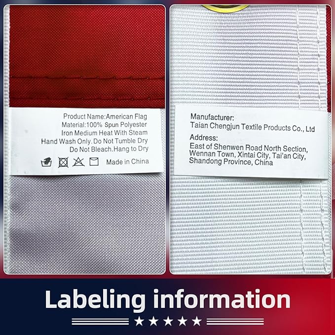 Premium American Flag 4x6 Ft TearProof Series for Outside, Heavy Duty Outdoor，Longest Lasting, Super Tough Fade Resistant Spun Polyester, High Wind US Outdoor Flags Embroidered Stars, Sewn Stripes, Brass Grommets
