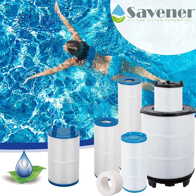Savener® C-8416 Pool Filter Cartridge, Replaces FC-2576, PWWPC150B, PXC-150/25230-0150S, ProClean 150/817-0150P, 08059/81504, 25230-0150S, PXC-150, 817-0150P, FC-2576, 150 Sq. Ft, 1 Pack