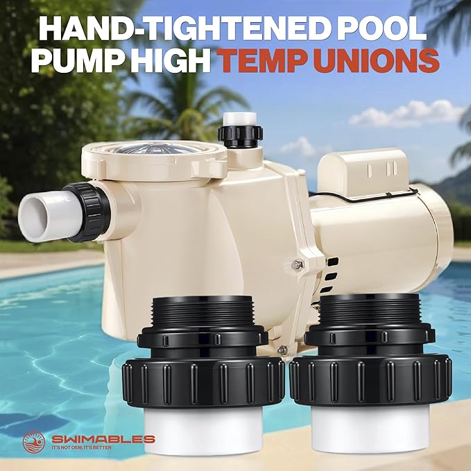 Swimables 011513 WhisperFlo 1 HP Single Speed Pool Pump - High Performance Premium WhisperFlo Pool Pumps Replacement - Quiet, Energy Efficient 1 HP Inground Pool Pump for Long-Lasting Power