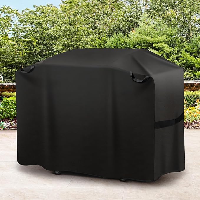 Arcedo Griddle Cover for Blackstone 28 Inch ProSeries, 60 inch Grill Cover for Griddle Cooking Station with Hood, Weather Resistant Outdoor Heavy Duty Waterproof Flat Top Gas Grill Protector, Black