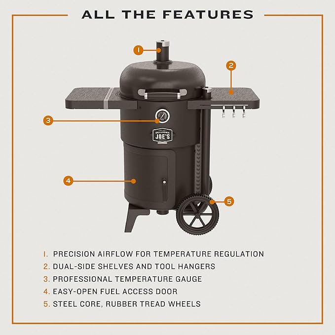 Oklahoma Joe's Bronco Drum Smoker & Grill - 25203120