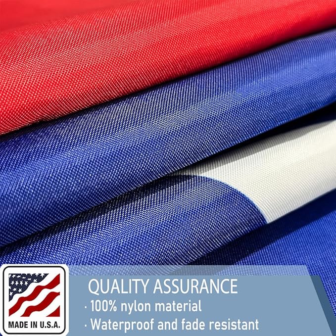 Texas State Flags 3x5 Outdoor Heavy Duty Double Sided Nylon Vivid Color Anti-Fading with 2 Brass Grommets for Home/Company/Indoor Outdoor Decoration