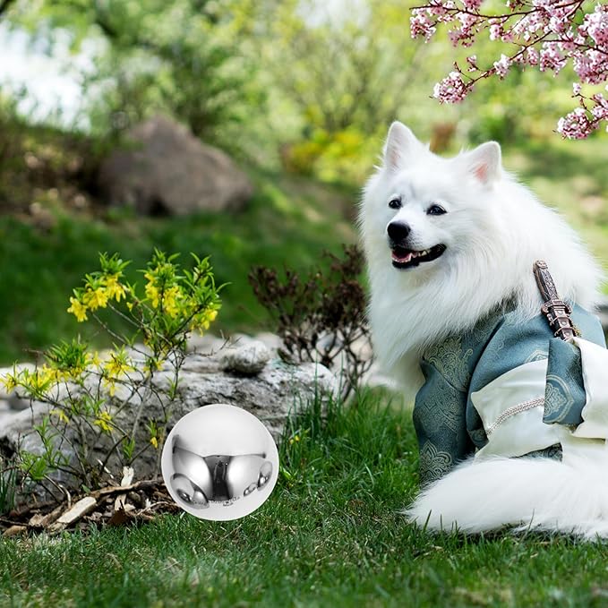 GANAZONO Gazing Balls Stainless Steel Garden Mirror Globes 10pcs Hollow Ball Reflective Shiny Half Sphere Floating Pond Balls Seamless Gazing Globes for Ornament Decorations