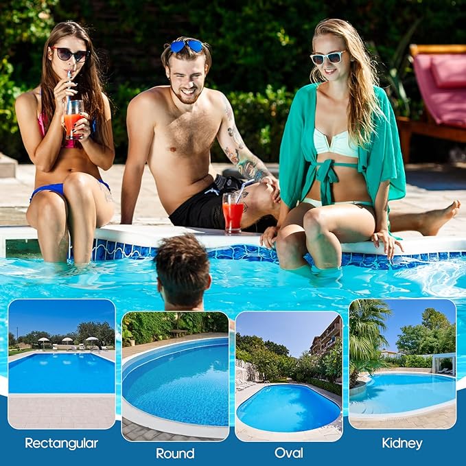 Full Inverter Pool Heater, 78000 BTU, 25000 Gallons, Electric Swimming Pool Heater Pump for Above Ground and Inground Pool, WiFi Capable Timer, Heating and Cooling, Defrosting, 220-240V