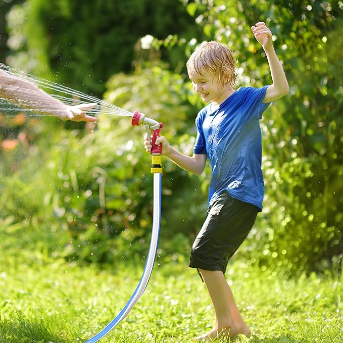 Short Lead-in Garden Hose 3/4 in. x 3 ft. -Heavy Duty Durable Flexible Lightweight Water Pipe for Commercial Use, Reel Cart & Equipment Connection -Kink Free, No Leaking, Female to Female Fittings