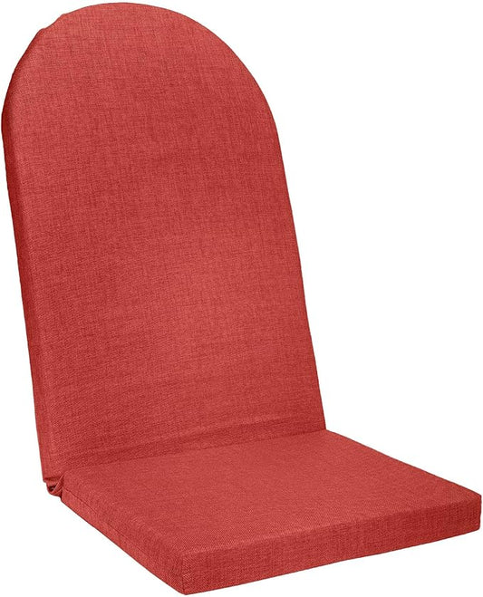 BrylaneHome Adirondack Chair Cushion - 44" L x 18" W x 2" H - Patio & Outdoor - Water, Stain & Fade Resistant - Geranium