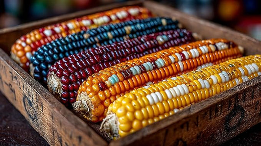 400 Indian Corn Seeds for Planting - Multicolor Ornamental Indian Corn - 400+ Seeds Zea Mays Non GMO Flint Corn Seed