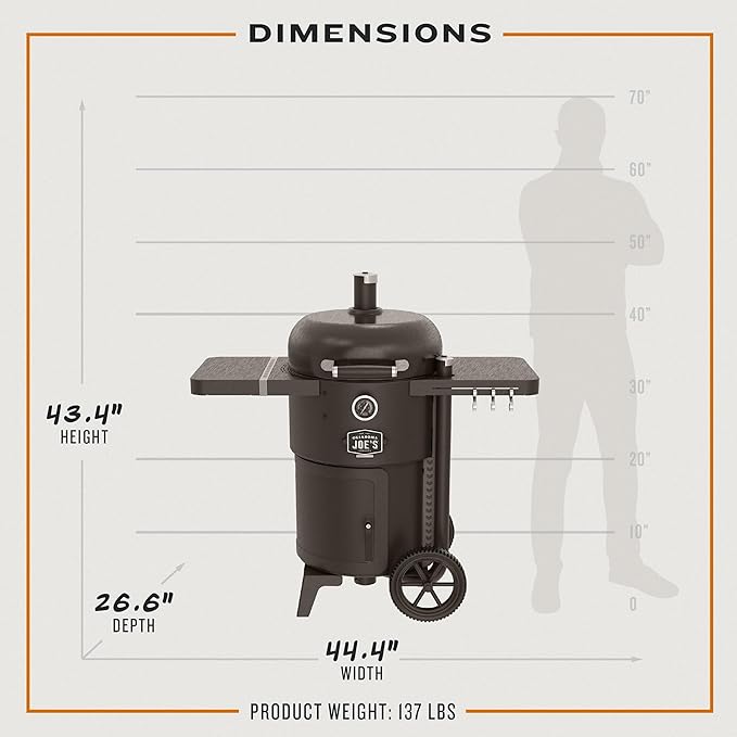 Oklahoma Joe's Bronco Drum Smoker & Grill - 25203120