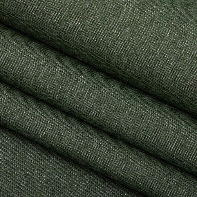 RSH DECOR: Sunbrella Square Throw Pillows Set of 4 | 24" x 24" | Water and Fade-Resistant Performance Fabric | Outdoor Pillow Covers with Down-Alternative Inserts | Made in USA (Cast Ivy Green)