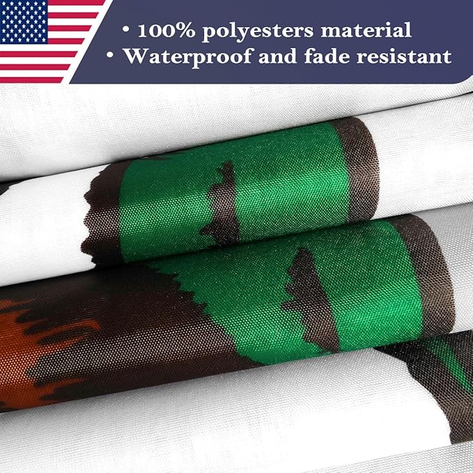 California Republic State Flag 3x5 FT Made in The USA-Heavy Duty Vibrant Colors Double Sided Cali CA Flag with 2 Brass Grommets for Home/Company/Indoor Outdoor Decoration