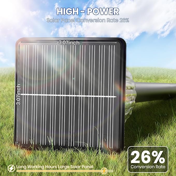 HIGH-Power Cold&Warm,3000/12000K 2-in-1 Solar Pathway Lights Outdoor,2 Pack Super Bright IP65 Waterproof,Up to 28 Hrs for Yard,Patio,Landscape,Sidewalk,Driveway,Lawn