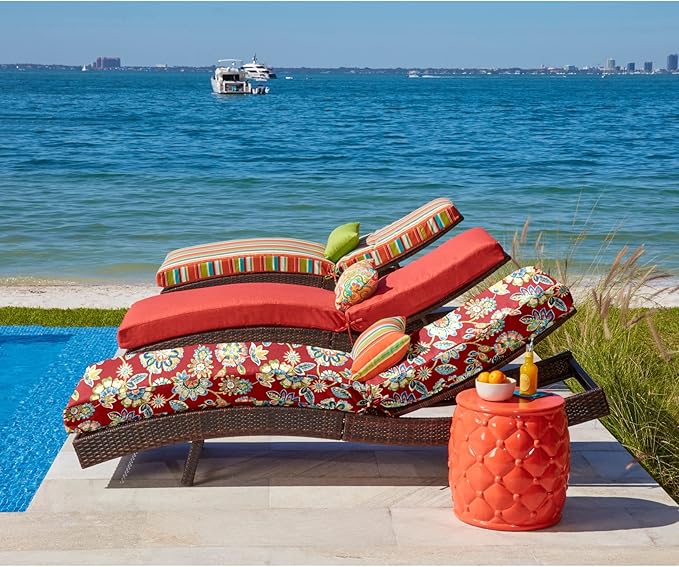 BrylaneHome 84" Chaise Cushion - Carolina