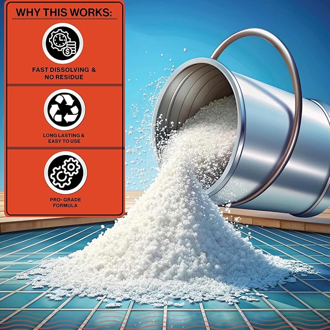 Swimables 16-Pounds Premium Pool Stabilizer & Conditioner, Max Strength Cyanuric Acid for Pools, Spa & Salt Water – Reduces Chlorine Loss, Ideal for Swimming & Hot Tubs