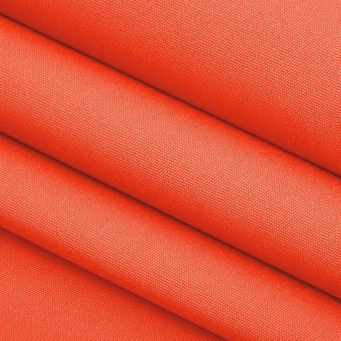 RSH DECOR: Sunbrella Square Throw Pillows Set of 2 | 20" x 20" | Weather-Resistant Performance Fabric | Outdoor Pillow Covers with Down-Alternative Inserts | Made in USA (Canvas Melon Bright Coral)