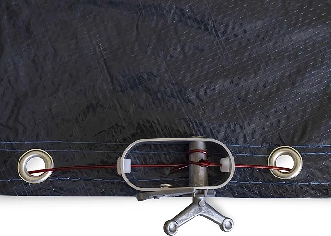 21’ ft. Premium Round Pool Winter Cover for Above Ground Pools – 10-Year Warranty, Cold and UV Resistant, Weatherproof and Durable, Winch & Cable Included