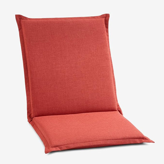 BrylaneHome Hinged Back & Seat Cushion - 21.5" H Seat Back - Patio & Outdoor - Water, Stain & Fade Resistant - Geranium