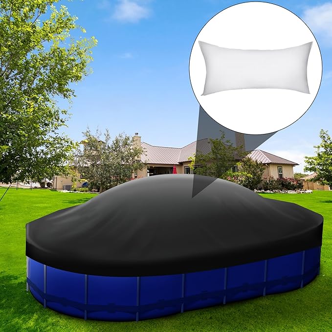 Adnee 4 x 8 Ft PP Weave Rectangular Pool Air Pillow-Inflatable Winterizing Closing Pillow for Above Ground Pools-Cold Resistant Pool Pillows for Closing Winter Support Pool Covers
