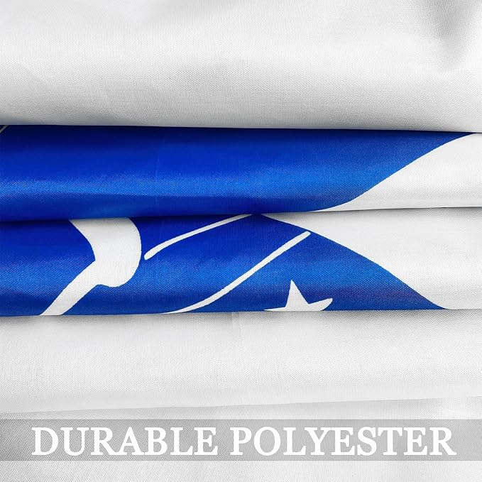 Double Sided White US Army Flag 2x3 Outdoor- Heavy Duty 3 Ply 210D- US Army Flags 2x3- With Canvas Header & 2 Brass Grommets