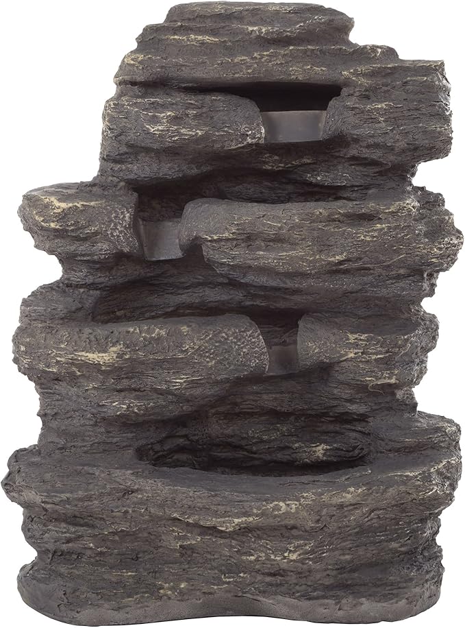 Go Yard Cascade Rock Outdoor Fountain