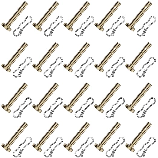 20 pcs 738-04124A Shear Pins and 20 pcs 714-04040 Cotter Pins for MTD Craftsman Cub Cadet Troy Bilt SnowBlowers 738-04124 738-05273