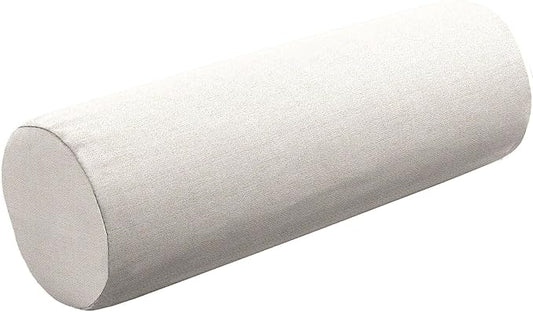 Cushion Source 20" x 6" Sunbrella Bolster Pillow, Indoor/Outdoor Decorative Support Pillow, Fade and Water Resistant, Sunbrella Remix Parchment