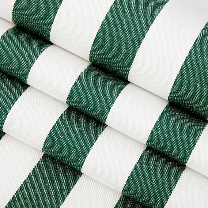 RSH DECOR: Sunbrella Pillow Covers Set of 4 | Covers Only - 26" x 16" | Outdoor Lumbar Pillow Covers Crafted with Sunbrella Performance Fabric | Mason Forest Green