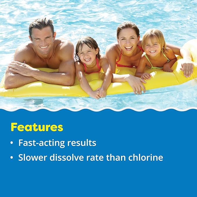 In The Swim 1 Inch Bromine Plus Tablet Sanitizer for Spas, Hot Tubs, or Swimming Pools - Pre-Stabilized, Low Odor, Chlorine Alternative - 25 Pounds