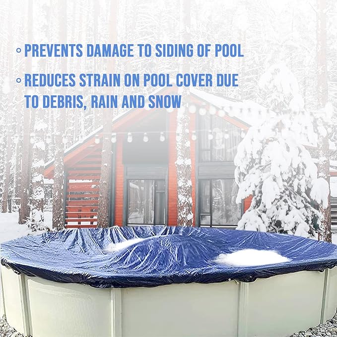 BEWAVE Pool Pillow, Winterizing Air Pillow for Above Ground Winter Swimming Pool Covers, 4 x 4 Ft