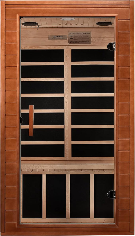 Dynamic Avila DYN-6103-01 Elite Ultra Low EMF (Under 3 MG) FAR Infrared Sauna - Curb Side Delivery