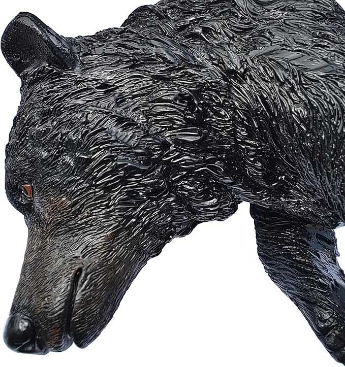 Ferocious Black Bear Trapped in a Tree Statue Tree Hugger Garden Peeker Figurine Yard Art Outdoor Decoration Sculpture