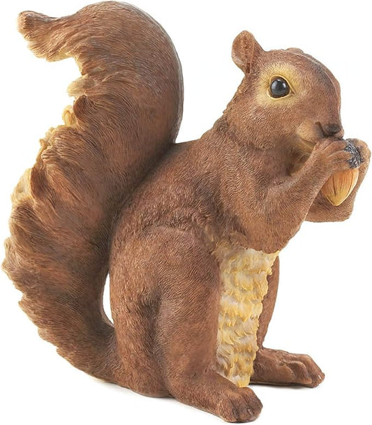 Zingz and Thingz Nibbling Squirrel Garden Statue
