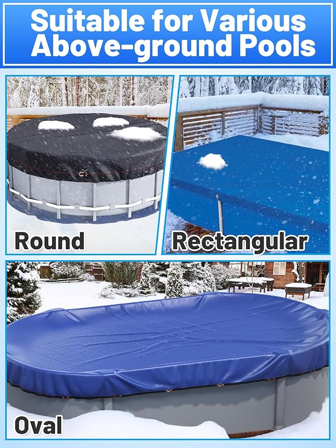 Pool Cover Cable & Winch Kit - 100ft Plastic Coated Steel Wire & Heavy Duty Zinc Alloy Spring Loaded Ratchet for Above Ground Swimming Pool Winter