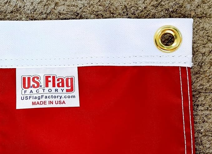 US Flag Factory - 3x5 FT Poland Polish Flag (Sewn Stripes) Outdoor SolarMax Nylon (No Seal) - Premium Quality - 100% Made in America (3x5 FT)