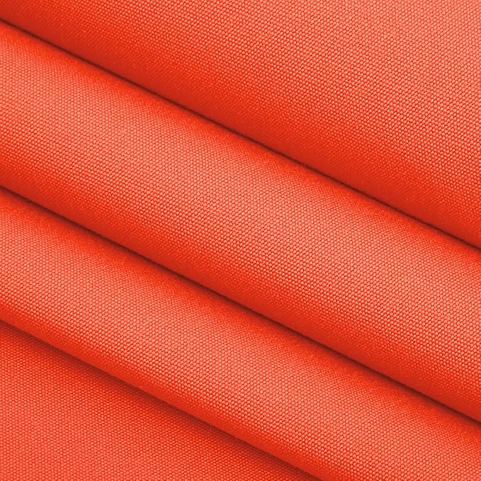 RSH DECOR: Sunbrella Square Throw Pillows Set of 4 | 24" x 24" | Water and Fade-Resistant Performance Fabric | Outdoor Pillow Covers with Down-Alternative Inserts | Canvas Melon