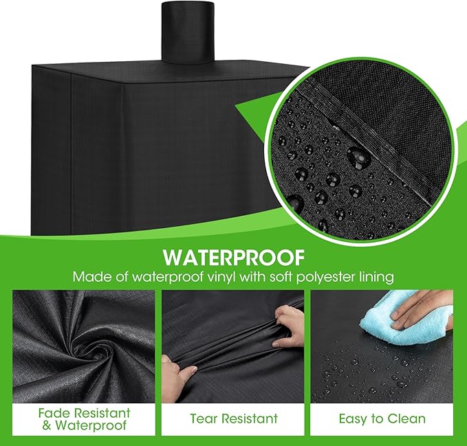 Vertical Smoker Cover Compatible with Pit Boss 4, 5, 7 Series, Waterproof Wood Pellet Grill Cover for Outside, Compared to Pit Boss 73550