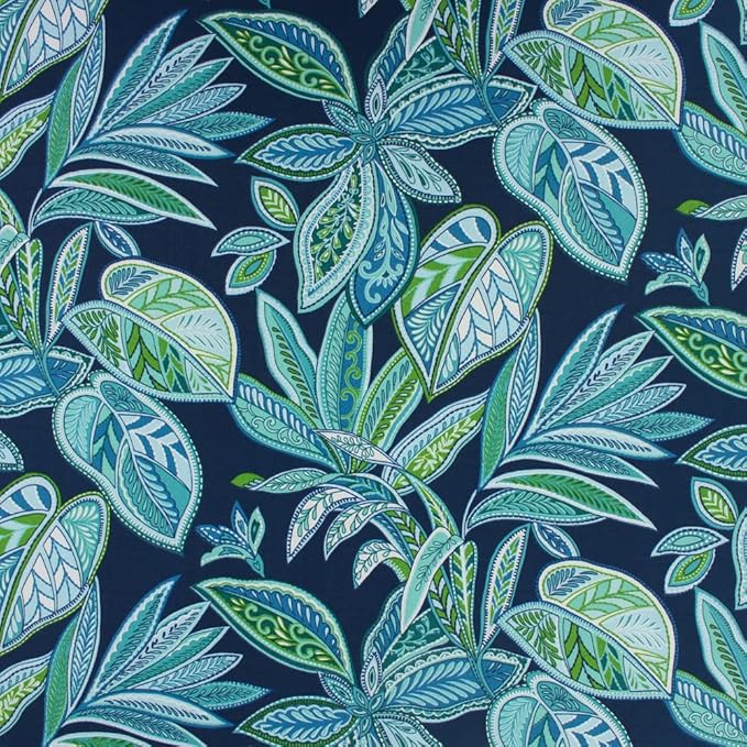 RSH DECOR: Deep Seating Cushion with Pillow Back | 23” x 26” Seat | All-Weather Spun Fabric | Water and Fade-Resistant | Outdoor Chair Cushion Set for Patio Furniture | Crestwood Marine Blue