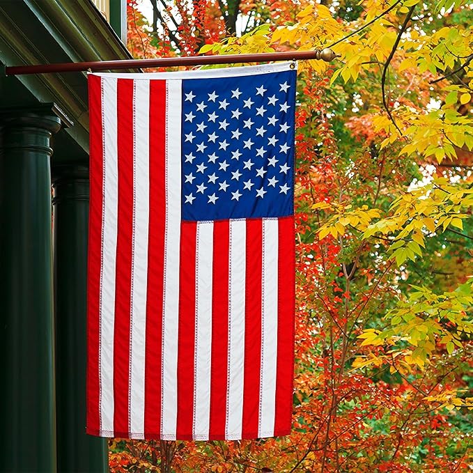 4x6 American Flag Outdoor Heavy Duty,4by 6 American Flag,US Flag,4' x 6' America Flag,America Flags For Outside 4x6,Embroidered USA Flags 4x 6,Long Lasting 4 by 6 Best High Wind all Weather US Flags