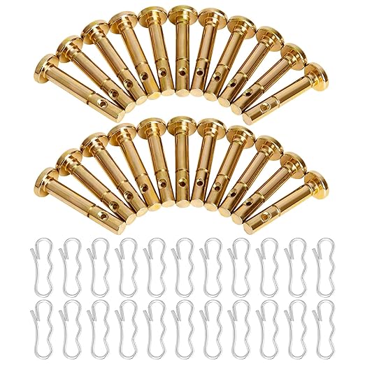 22 pcs Shear Pins and Cotter Pins for Snowblower - 738-04124A Shear Pins & 714-04040 Cotter Pins Kit Compatible with Cub Cadet, Troy Bilt, MTD, Craftsman Snow Blower